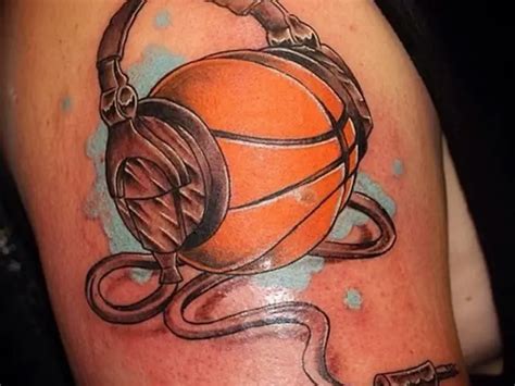 110 increíbles diseños de tatuajes de baloncesto y su。